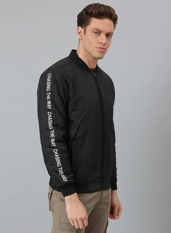 Dennis Lingo  Men Printed Panel Outdoor Bomber Jacket for Men | Best Price UAE